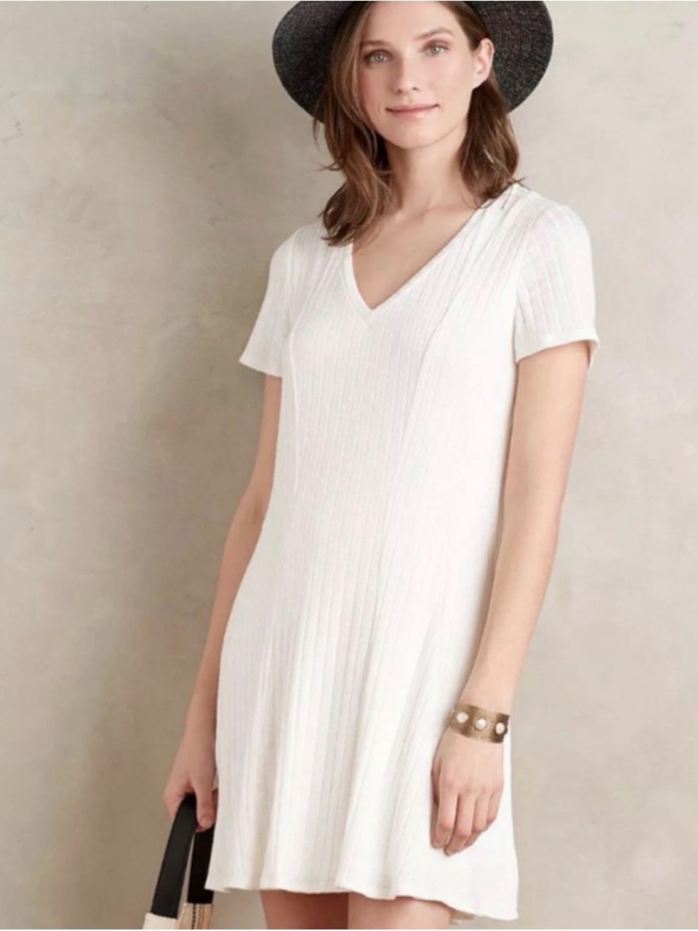 Anthropologie Dolan Left Coast Ribbed Knit Dress Small